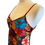 Farm Rio Vintage Floral Slip Dress V Neck Spaghetti Strap Mini Photo 6
