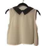 Forever 21  cream & black sheer top size small #21 Photo 1