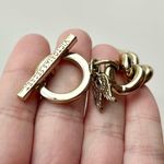 Victoria's Secret Angel Wings Gold Rhinestone Charm Toggle Link Bracelet Photo 4