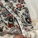 American Eagle Women’s Small Floral Keyhole Tassel Maxi Dress Photo 6