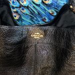 Coach  Lexy Black Pebbled Leather Shoulder Bag Photo 2