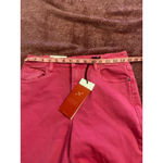 Q2 Premium Denim Women's Medium Straight Cut Bright Pink Jeans NWT Size 4 Photo 9