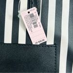 Victoria's Secret Victoria’s Secret Pink Striped Weekender Faux Leather Tote Bag NWT Photo 4