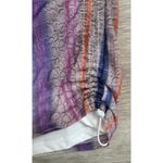 Lucky in Love Mesh Overlay Collared Polo Tank XS Scrunch Side Tennis Golf Top White Photo 3