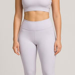 Lululemon  Lavender Cropped Leggings Size 10 Color Purple Photo 0