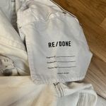 RE/DONE White low rise redone levis straight jeans Photo 6
