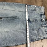 Banana Republic High Rise Utility Barrel Ankle Blue Stretch Jeans Size 32 Photo 7