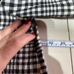 Habitat  Women's Black White Plaid Button Down Shirt Size S Lagenlook Oversized Photo 7