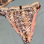 Aerie RI Resort Two Piece Python Printed Bathing‎ Suit Size M D24 Photo 1