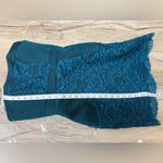 Lovers + Friends  Teal Black Lace Mesh Strapless Mini Dress - XS Photo 5