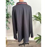 CST Sport Black Christmas Tree Plaid Button Up Shirt Women 5X Holiday Festive Photo 2