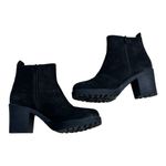 Vagabond  Grace Black Nubuck Leather Block Heel Ankle Boots Women's Size 38 US 8 Photo 4