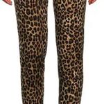 Michael Kors MICHAEL Cheetah Print Ponte Knit Pull-On Slim Leg Ankle SZL Photo 7