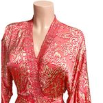 Poupette St. Barth Celie Long Dress, Pink Oriental Foulard, Small Photo 9