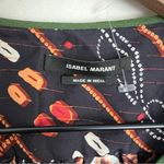 Isabel Marant  Tyron Embroidered Silk Blouse peasant 40 US 8 Photo 3