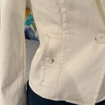 Rafaella Elegant White Women's button-up minimalist blazer size 6P Photo 1