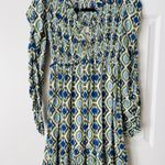 Anthropologie Long-Sleeve V-Neck Ruffle Mini Dress, Size XXS Photo 5