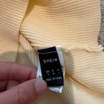 SheIn Yellow Crop Top Photo 1