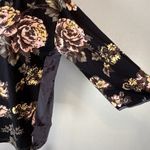 Little Journeys Chicago Womens Luna Top Shirt Size M Boho Floral Jersey Cotton Size M Photo 3