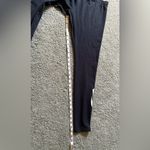 Nike  Black Leggings Mid Rise Womens Size L Organic Cotton Stretch Athletic Photo 3