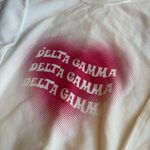 Delta  Gamma Sorority White Crewneck Sweatshirt Photo 3