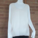 Apostrophe  Black & White Sleeveless Sheath Dress SIZE XL – Colorblock Office Photo 2