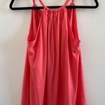 Old Navy  Coral Sleeveless Blouse With Built In Bra Size Medium New W/O Tag Photo 4