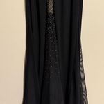 EUC Niki Lavis Vintage Black Mesh Embellished Formal Dress size small Photo 3