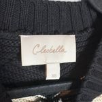 Cleobella  Kori Sweater in Black & Ivory Photo 3