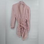 Free People L Sweetest Thing Pale Pink Lace Trimmed robe Photo 2