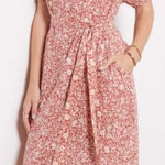 Faherty Carmel Dress In Tandoori Spice Sunrise Floral Photo 0