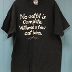 Lee Total Cotton‎ by  “No outfit is complete without a few CAT hairs” Tshirt sz L Photo 0