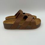 New. Brown Sandals for Women – Soft Cushioned Soles, Casual Warm Weather Wear Size 9 Photo 7