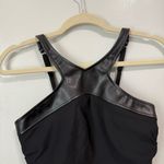 Magicsuit Bonnie Black Faux Leather One Piece Swimsuit Size 6 Photo 2