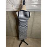 Banana Republic  Women's Striped Sweater Knit Sleeveless Midi Dress -‎ Size M Photo 3