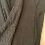 Free People womens small in the loop black cardigan oversized boho raw grunge hi Photo 9