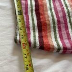 Talbots SK11337- Woman Linen Cototn Pencil Skirt Multi-Color Rainbow Striped Sz 8 Photo 4