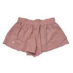 Lululemon  Shake It Out High Rise Run Short 2.5 Pink Peach Size L LW71DENS Photo 6