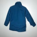 Woolrich  vintage women's blue winter puffy jacket with pockets heavy medium Photo 9