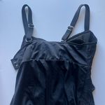 NWT Swim Solutions Triple Tier Tankini Top Black Crochet Size 10 NEW Photo 6