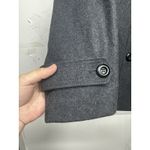 Fashion Bug  Women’s 1X Peacoat Jacket Gray Wool Blend Double Breasted Photo 2
