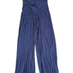 One33 Social Strapless Pleated Jumpsuit in Blue, Size US 4 Blue Photo 8