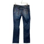 COOGI  Blue Medium Wash Distressed Rhinestone‎ Accent Straight Leg Jeans 11/12 Photo 1