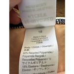 J.Crew Cutout one-piece stripe size 18 swimsuit navy Blue White color Modest Photo 3