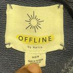 Aerie  Offline Women’s Medium Pullover Hoodie Sweatshirt Blue Faded‎ Photo 3