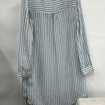 Sanctuary striped sheer shirt dress Large swimsuit coverup Beachy cruise top Photo 1