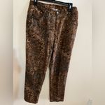 Chico's CHICO’S DESIGN SIZE 1.5 BEIGE BROWN Dress Pants 55% Linen 45% Cotton. Photo 15