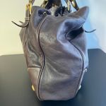 Dolce & Gabbana Large Dark Brown Calfskin Leather Satchel Shoulder Bag- Preowned Photo 3