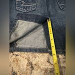 American Eagle Live Your Life High Rise Denim Skirt Size 4 Dark Wash Jean Photo 10