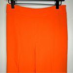 ZARA  Flat Front Wide Leg Orange Trousers Size S NWT Photo 5
